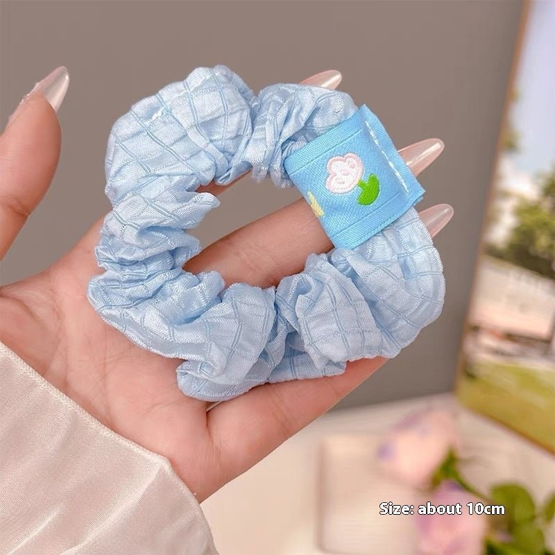 Summer Super Fairy Sweet Lace Large Intestine Hair Ring | Luxury Home Accessories | Heulog Glow