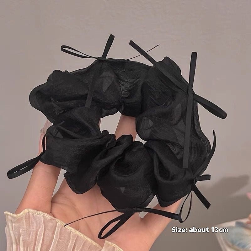 Summer Super Fairy Sweet Lace Large Intestine Hair Ring | Luxury Home Accessories | Heulog Glow