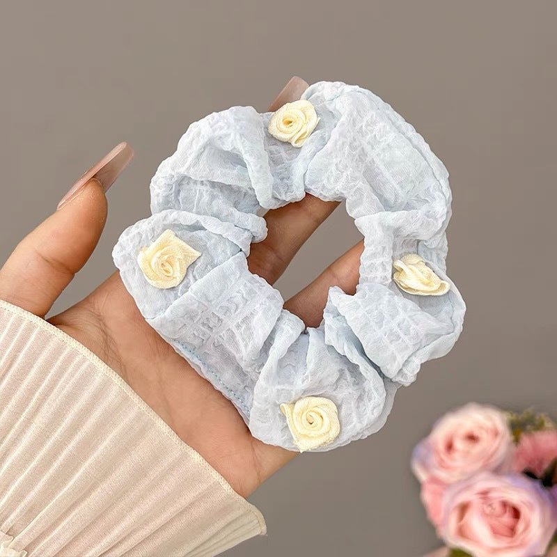 Summer Super Fairy Sweet Lace Large Intestine Hair Ring | Luxury Home Accessories | Heulog Glow