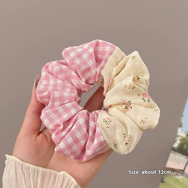 Summer Super Fairy Sweet Lace Large Intestine Hair Ring | Luxury Home Accessories | Heulog Glow