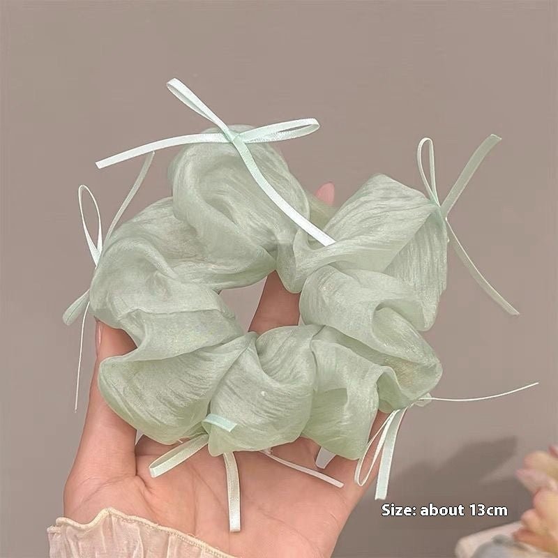 Summer Super Fairy Sweet Lace Large Intestine Hair Ring | Luxury Home Accessories | Heulog Glow