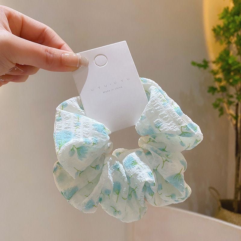Summer Super Fairy Sweet Lace Large Intestine Hair Ring | Luxury Home Accessories | Heulog Glow