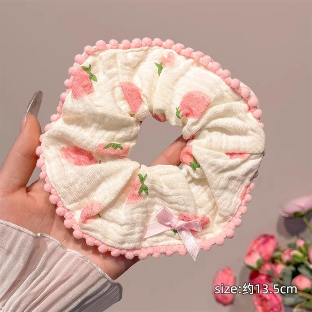 Summer Super Fairy Sweet Lace Large Intestine Hair Ring | Luxury Home Accessories | Heulog Glow