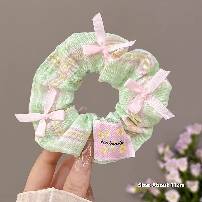 Summer Super Fairy Sweet Lace Large Intestine Hair Ring | Luxury Home Accessories | Heulog Glow