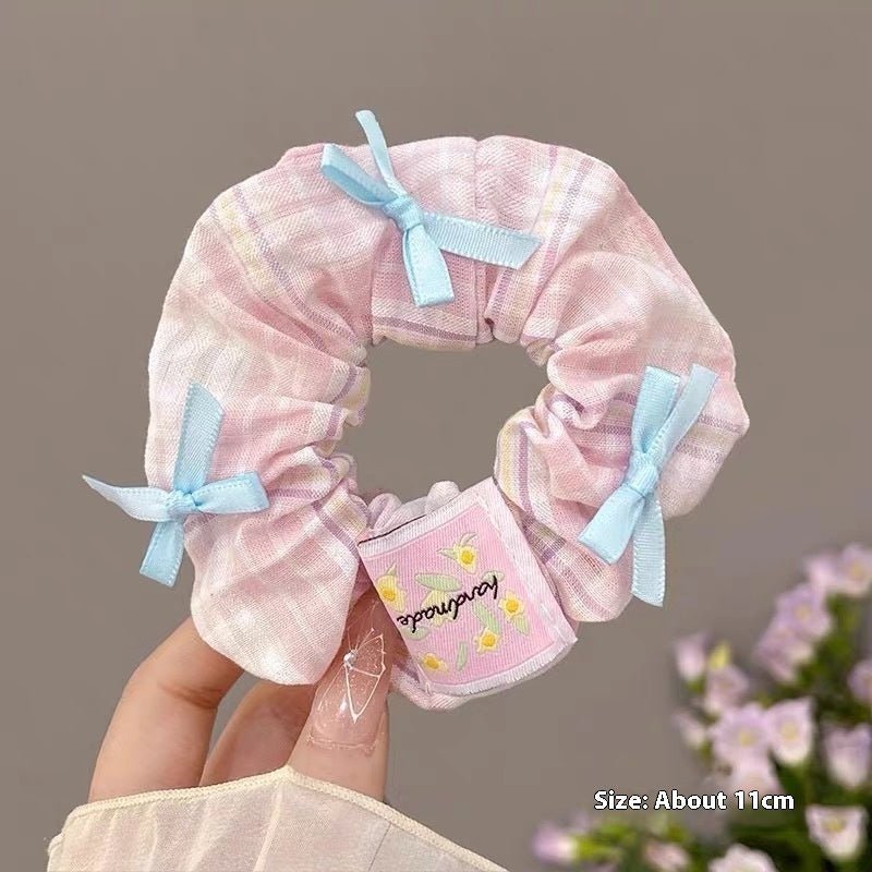 Summer Super Fairy Sweet Lace Large Intestine Hair Ring | Luxury Home Accessories | Heulog Glow