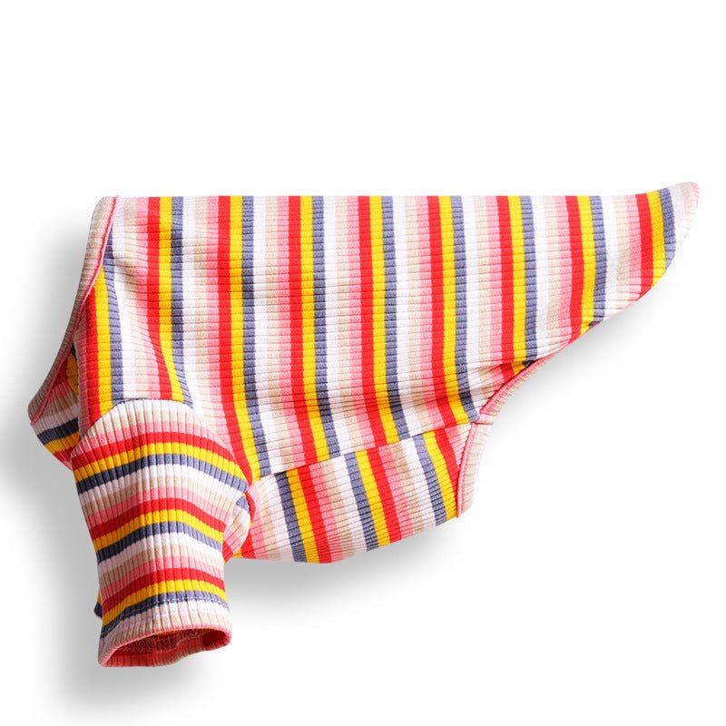 Summer Thin Cotton Breathable Striped T-shirt For Dogs And Cats | Luxury Home Accessories | Heulog Glow