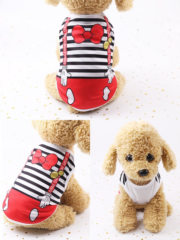 Summer thin pet cartoon clothes | Luxury Home Accessories | Heulog Glow