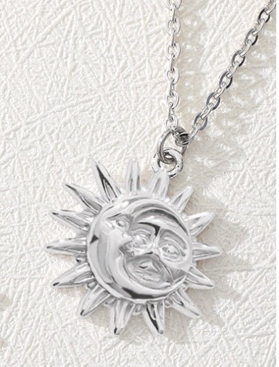 Sun Pendant Necklace Women Gold Plated 18K | Luxury Home Accessories | Heulog Glow