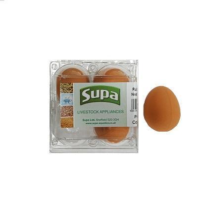 Supa Rubber Hen Nest Eggs x4 | Luxury Home Accessories | Heulog Glow