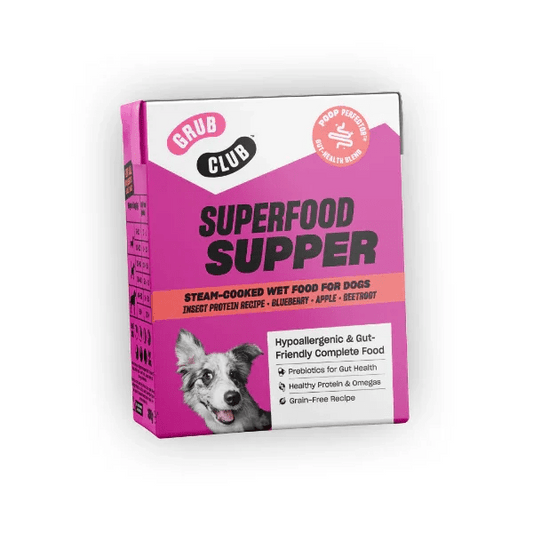 Superfood Supper Steam-Cooked Complete Wet Food 390g | Luxury Home Accessories | Heulog Glow