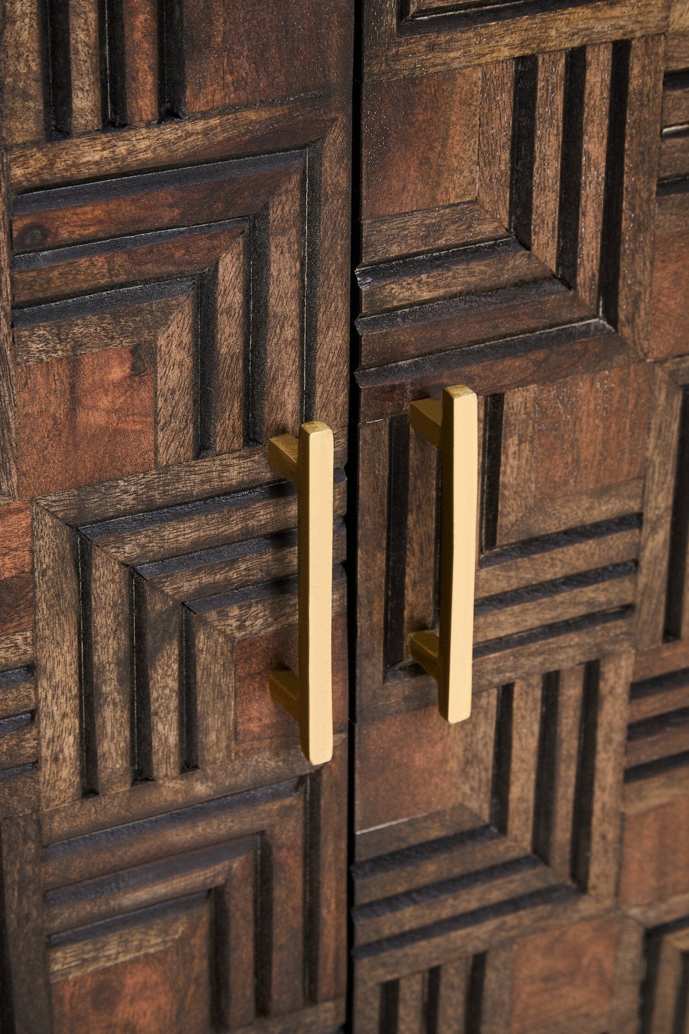 Surat 2 Door Mango Wood Sideboard | Luxury Home Accessories | Heulog Glow
