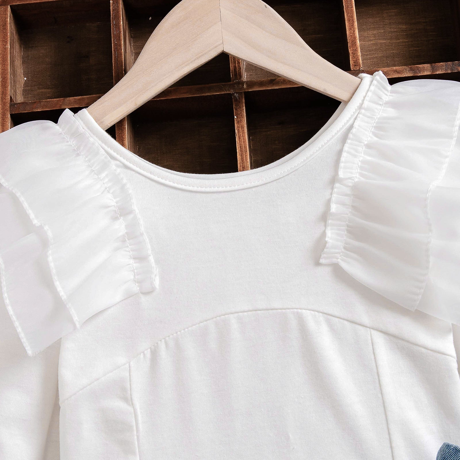Sweet Dress With White Sleeve Splicing | Luxury Home Accessories | Heulog Glow