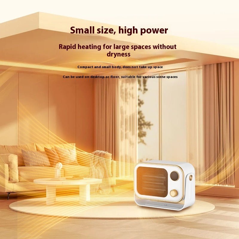 Table Stand Warm Air Blower Desktop Small High-power Heater | Luxury Home Accessories | Heulog Glow
