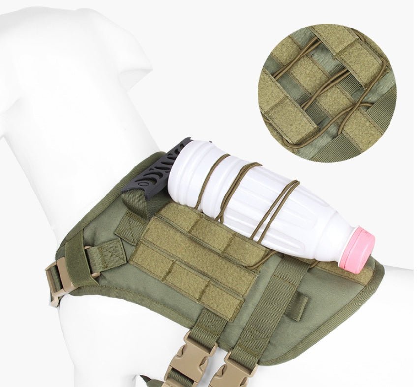 Tactical Chest And Back Oxford Large Dog Vest | Luxury Home Accessories | Heulog Glow