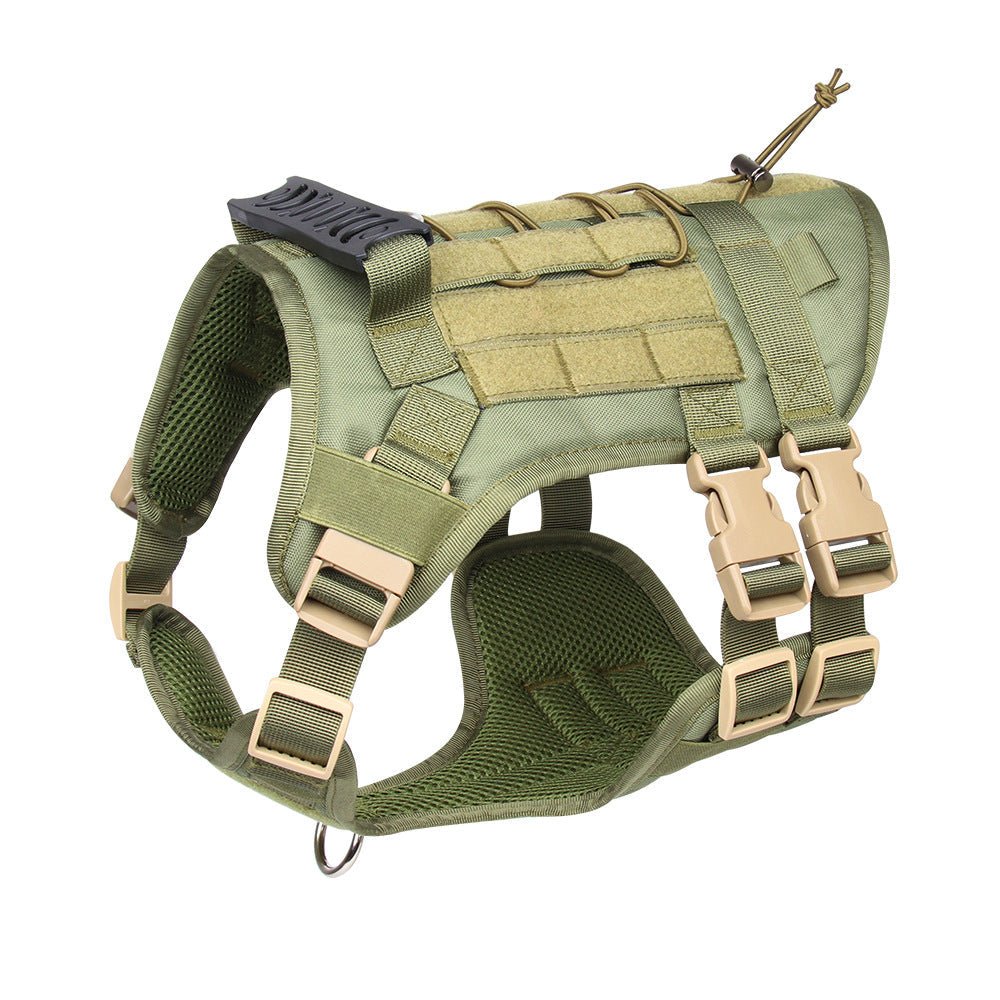 Tactical Chest And Back Oxford Large Dog Vest | Luxury Home Accessories | Heulog Glow