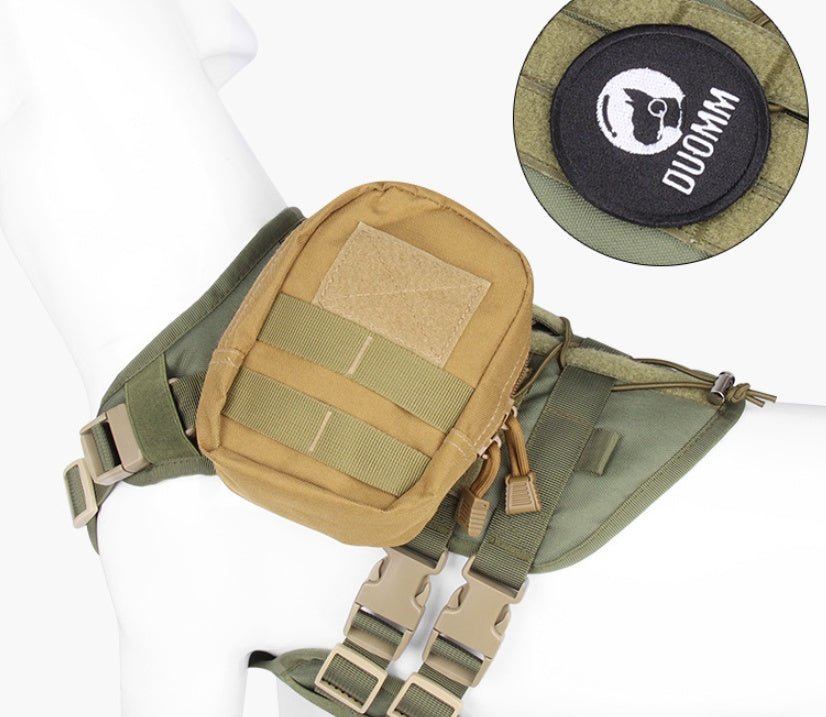 Tactical Chest And Back Oxford Large Dog Vest | Luxury Home Accessories | Heulog Glow