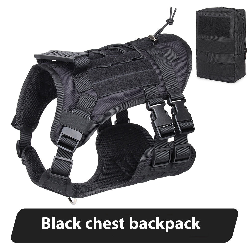 Tactical Chest And Back Oxford Large Dog Vest | Luxury Home Accessories | Heulog Glow