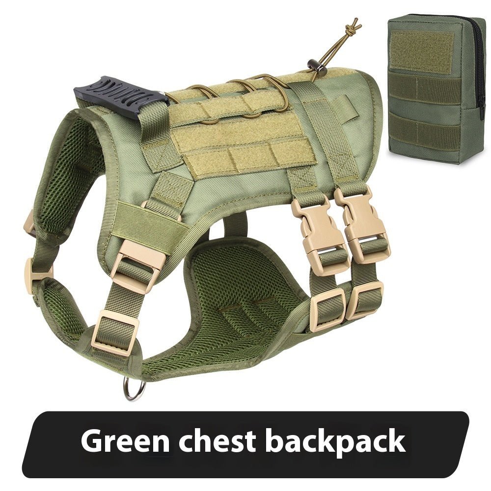 Tactical Chest And Back Oxford Large Dog Vest | Luxury Home Accessories | Heulog Glow