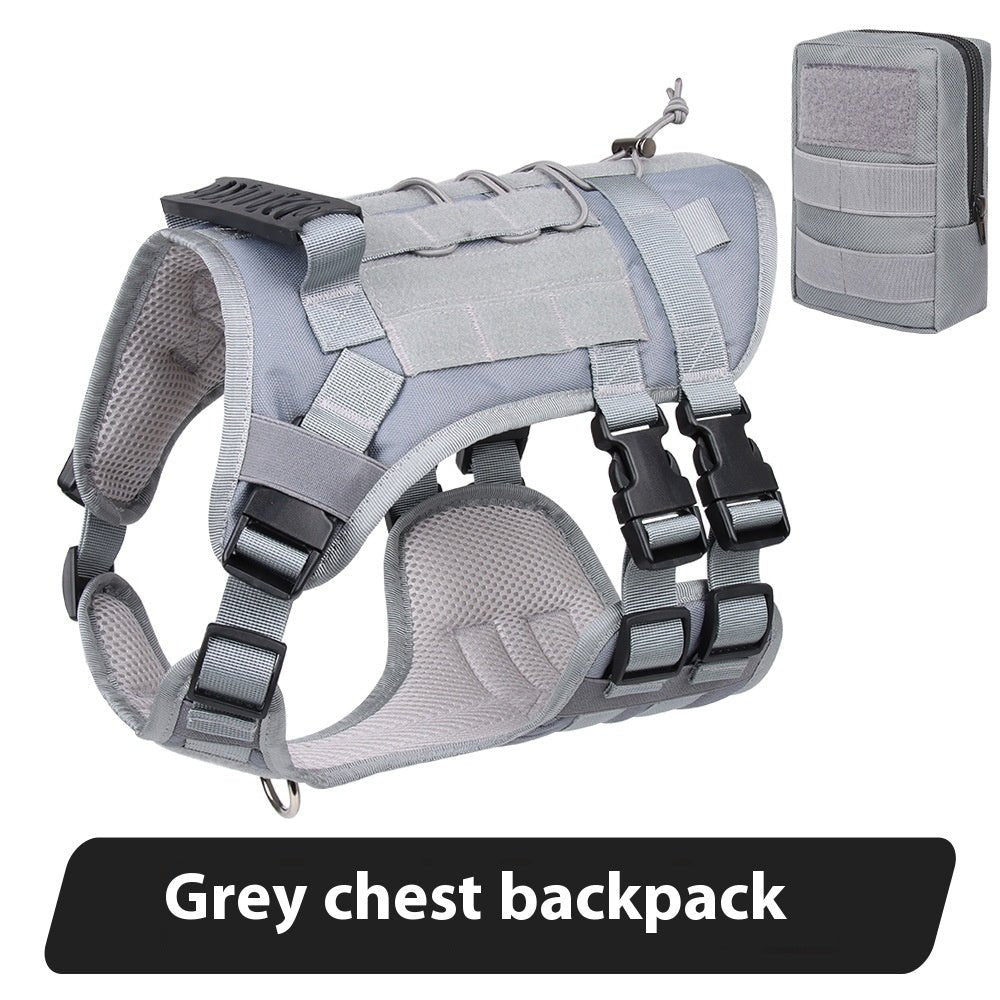 Tactical Chest And Back Oxford Large Dog Vest | Luxury Home Accessories | Heulog Glow