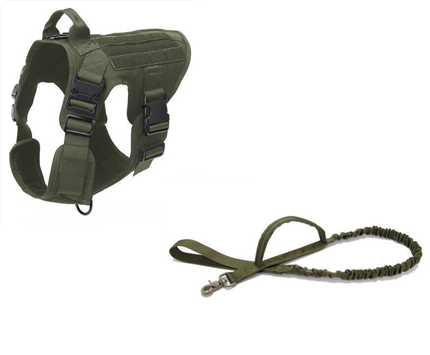 Tactical Dog Seat Belts, Military Adjustable Vest Seat Belts German Shepherd S Tension Free Metal Double Hook Seat Belts Labrador In Training Walking | Luxury Home Accessories | Heulog Glow