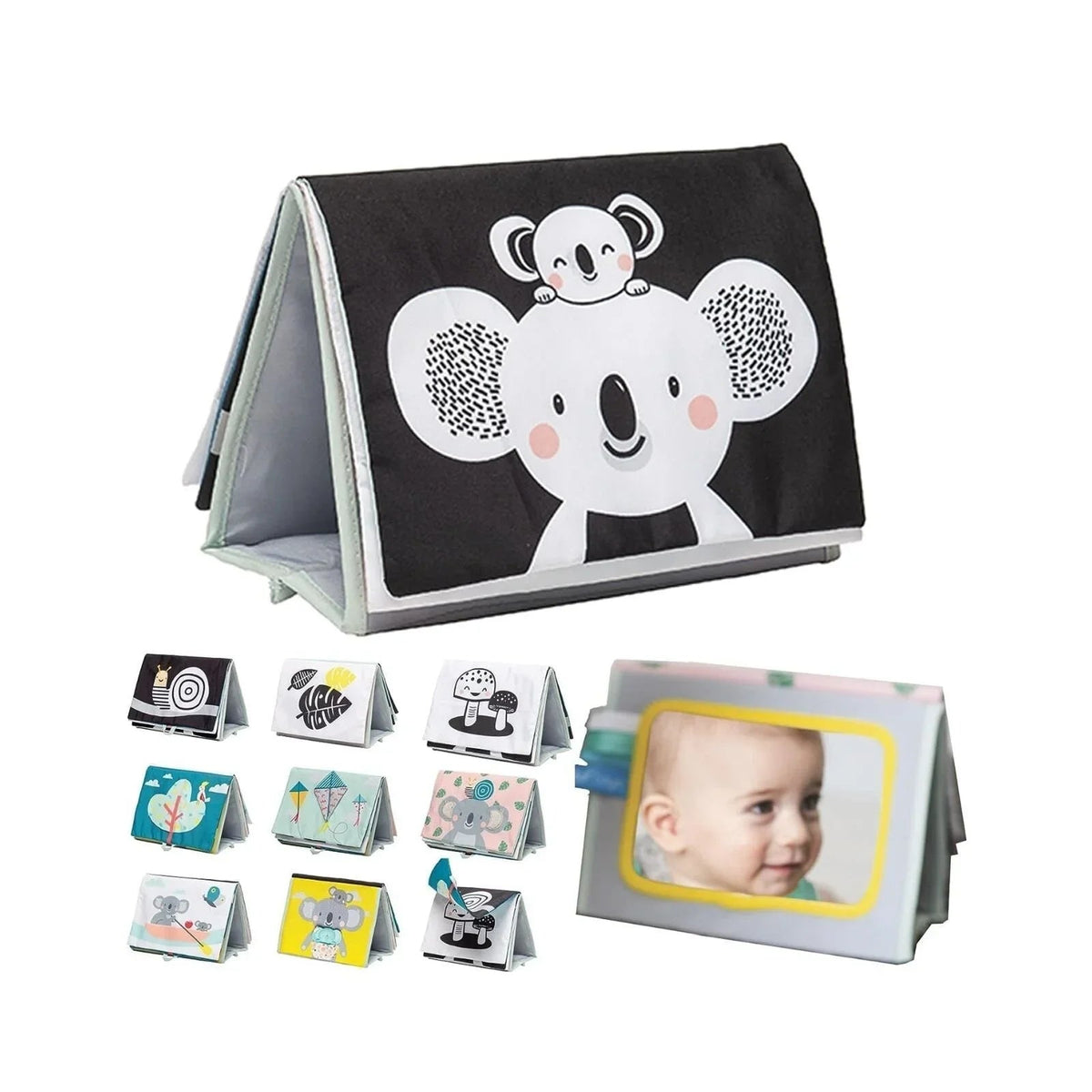 Taf Toys Kimmy Koala Tummy Time Book | Luxury Home Accessories | Heulog Glow