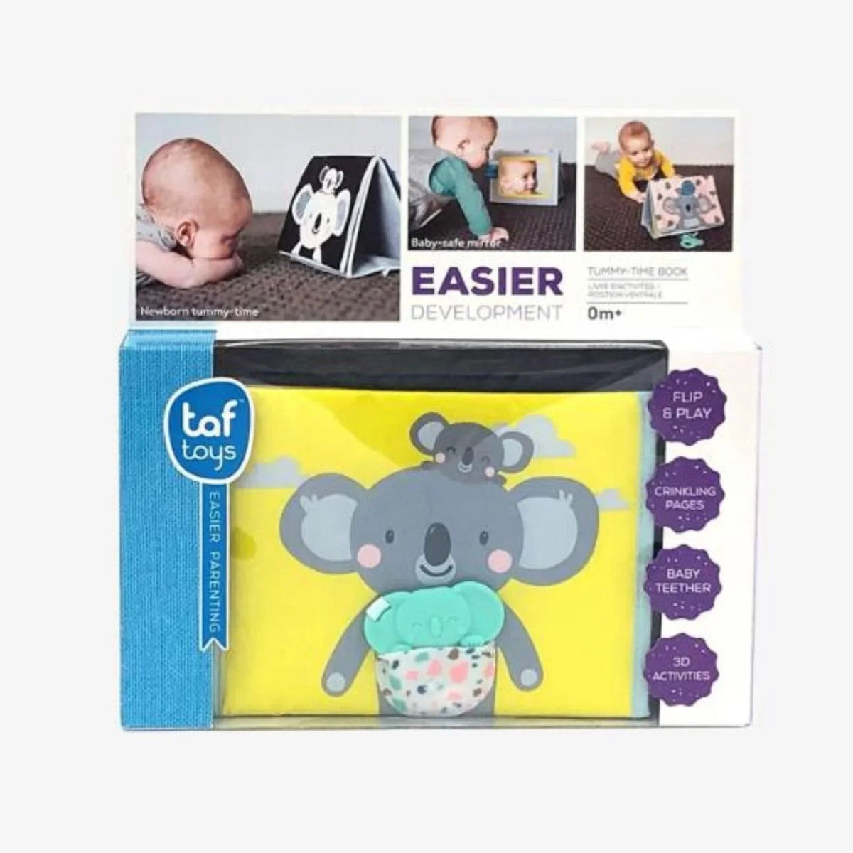 Taf Toys Kimmy Koala Tummy Time Book | Luxury Home Accessories | Heulog Glow