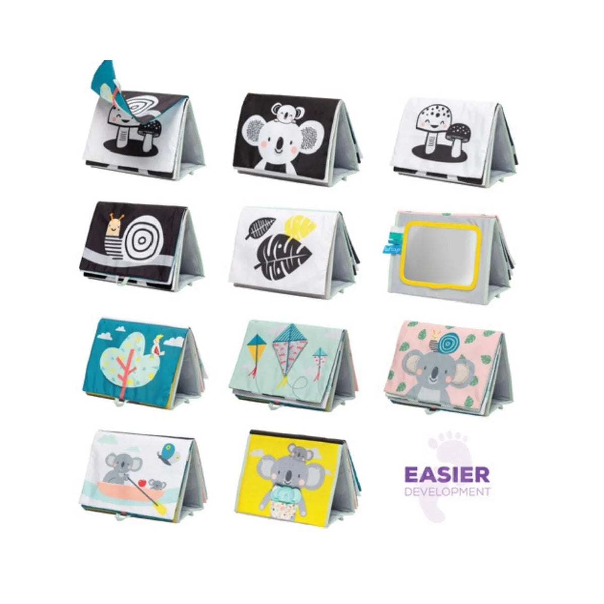 Taf Toys Kimmy Koala Tummy Time Book | Luxury Home Accessories | Heulog Glow