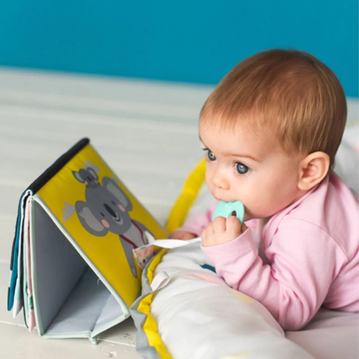 Taf Toys Kimmy Koala Tummy Time Book | Luxury Home Accessories | Heulog Glow