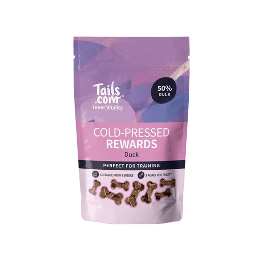Tails.com Inner Vitality Cold Pressed Rewards Duck 70g | Luxury Home Accessories | Heulog Glow