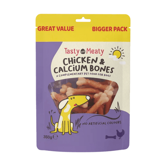 Tasty & Meaty Chicken & Calcium Bones 350g | Luxury Home Accessories | Heulog Glow