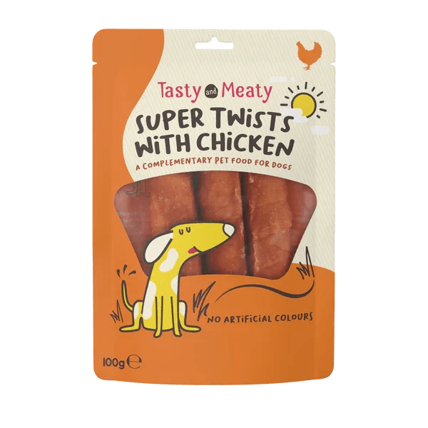 Tasty & Meaty Jumbo Twisters Chicken 100g | Luxury Home Accessories | Heulog Glow