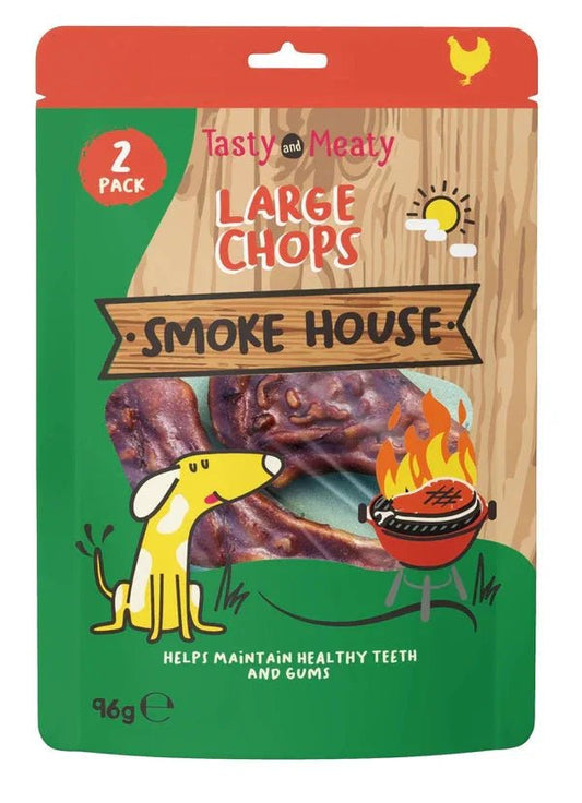 Tasty & Meaty Smokehouse Chops Large 96g | Luxury Home Accessories | Heulog Glow