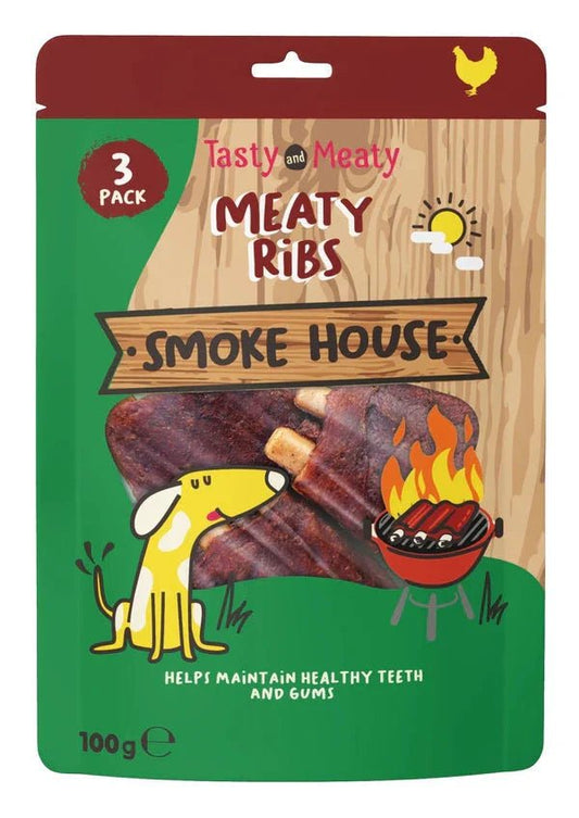 Tasty & Meaty Smokehouse Ribs 100g | Luxury Home Accessories | Heulog Glow