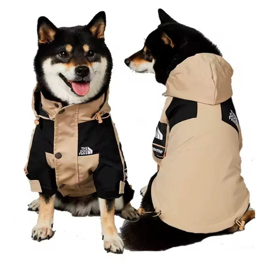TDF Winter Dog Coat Kaki | Luxury Home Accessories | Heulog Glow