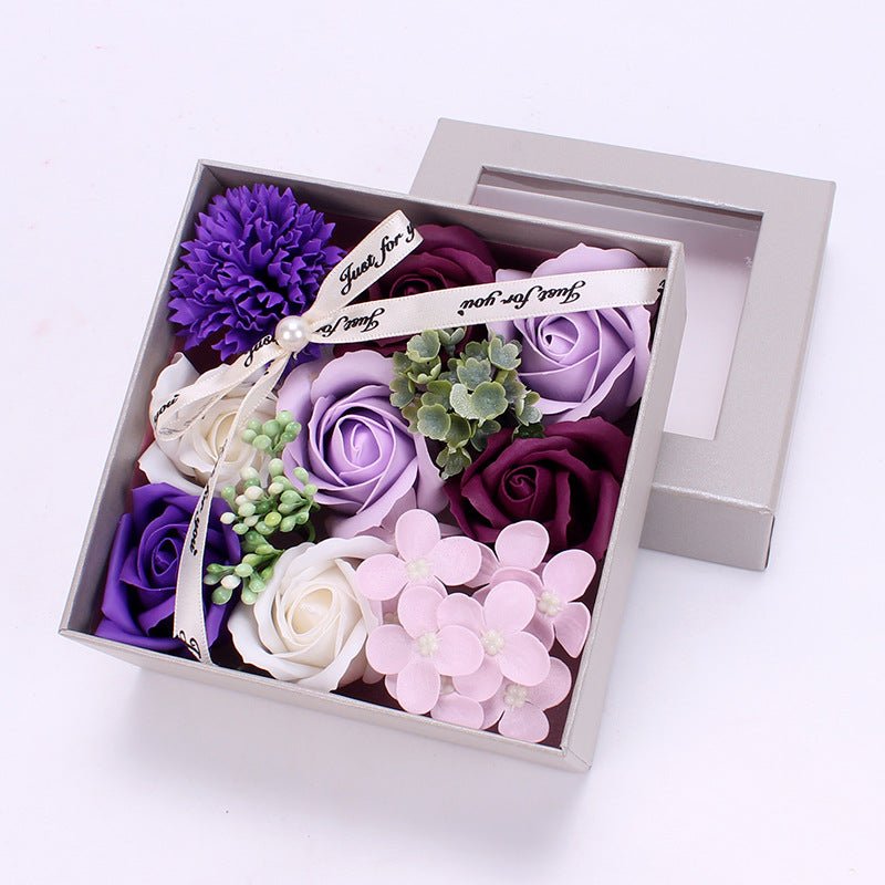 Teacher's Day Gift Creative Gift Soap Flower Gift Box Girlfriends Birthday Gift Simulation Rose Soap Flower For Teacher | Luxury Home Accessories | Heulog Glow
