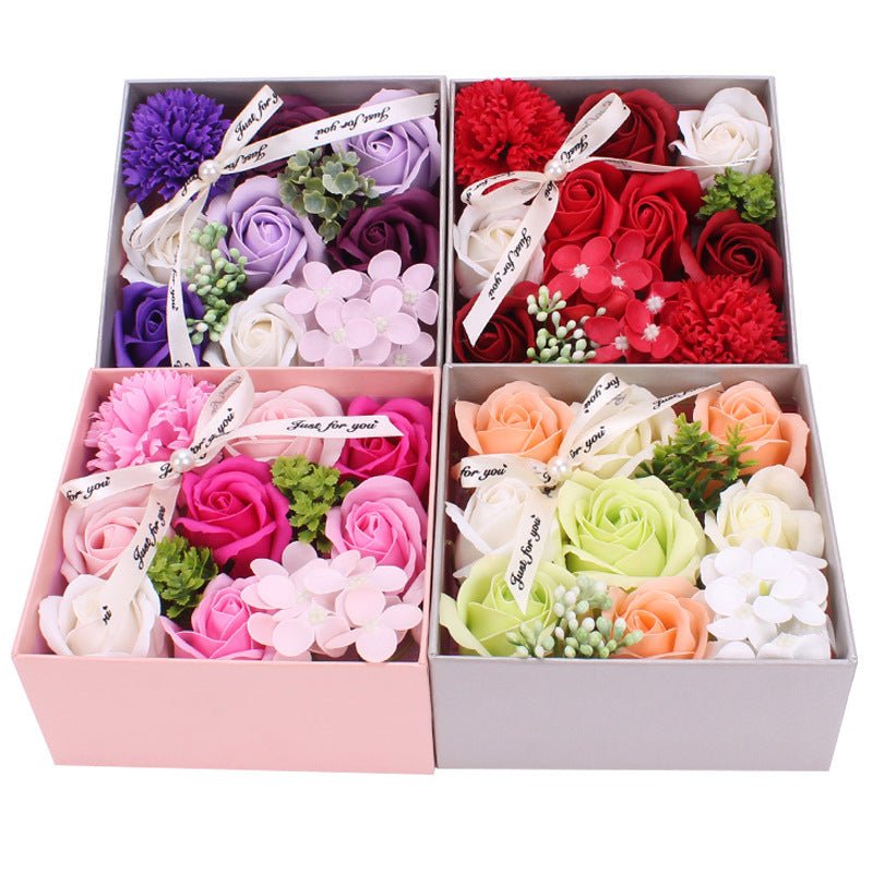 Teacher's Day Gift Creative Gift Soap Flower Gift Box Girlfriends Birthday Gift Simulation Rose Soap Flower For Teacher | Luxury Home Accessories | Heulog Glow