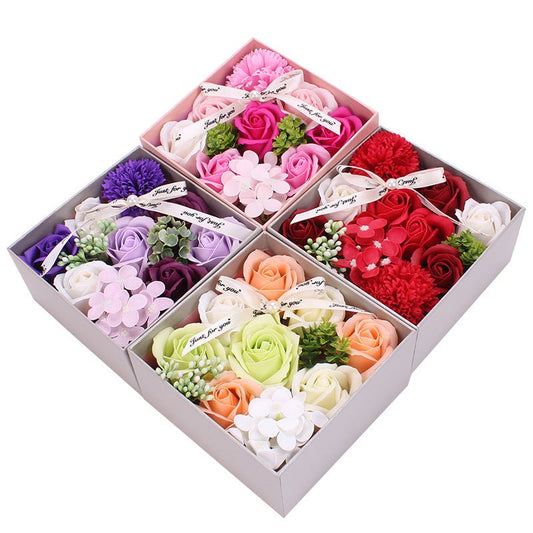 Teacher's Day Gift Creative Gift Soap Flower Gift Box Girlfriends Birthday Gift Simulation Rose Soap Flower For Teacher | Luxury Home Accessories | Heulog Glow