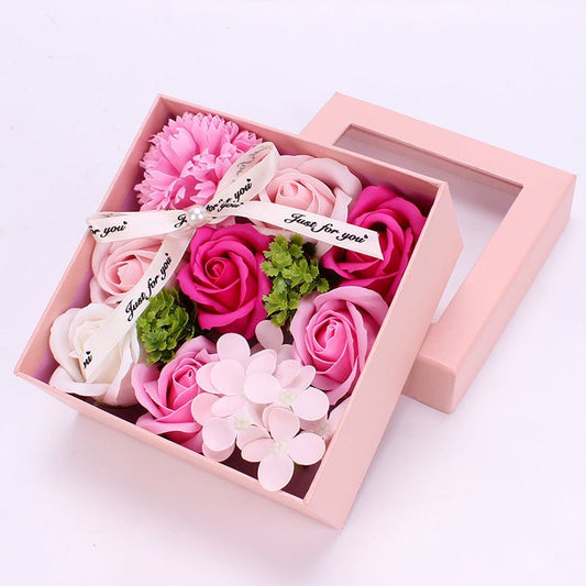 Teacher's Day Gift Creative Gift Soap Flower Gift Box Girlfriends Birthday Gift Simulation Rose Soap Flower For Teacher | Luxury Home Accessories | Heulog Glow