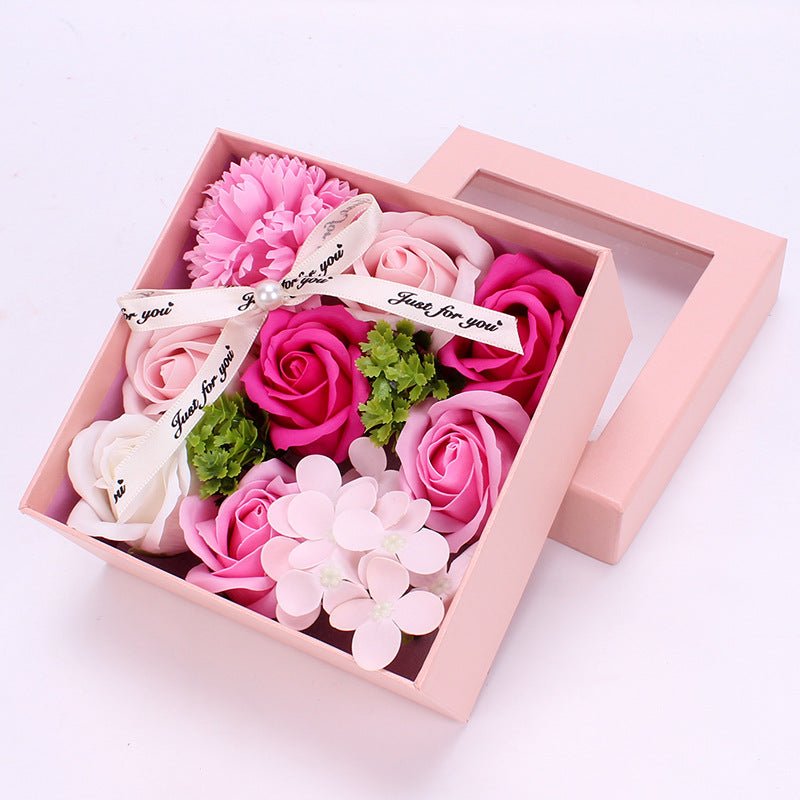 Teacher's Day Gift Creative Gift Soap Flower Gift Box Girlfriends Birthday Gift Simulation Rose Soap Flower For Teacher | Luxury Home Accessories | Heulog Glow