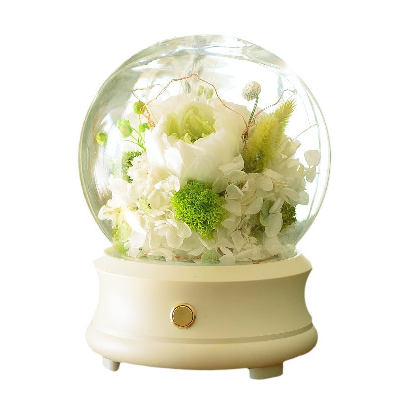 Teacher's Day Gift Simple Preserved Fresh Flower Bluetooth Speaker | Luxury Home Accessories | Heulog Glow