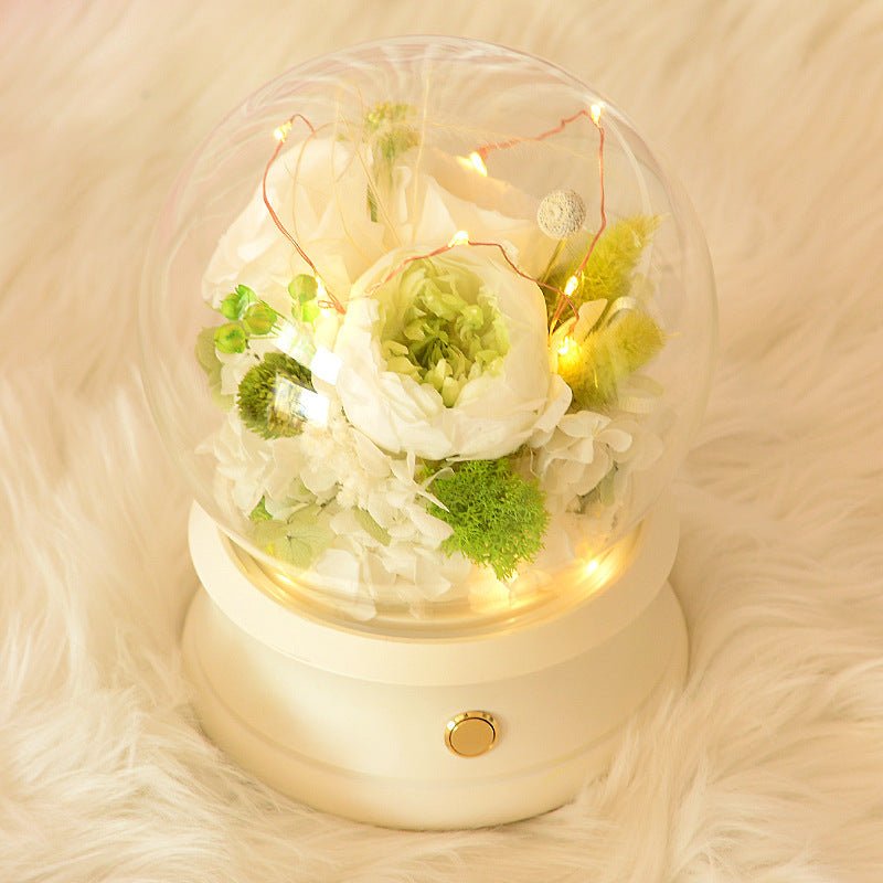 Teacher's Day Gift Simple Preserved Fresh Flower Bluetooth Speaker | Luxury Home Accessories | Heulog Glow