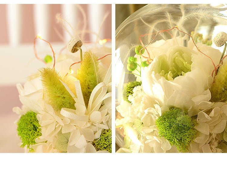 Teacher's Day Gift Simple Preserved Fresh Flower Bluetooth Speaker | Luxury Home Accessories | Heulog Glow