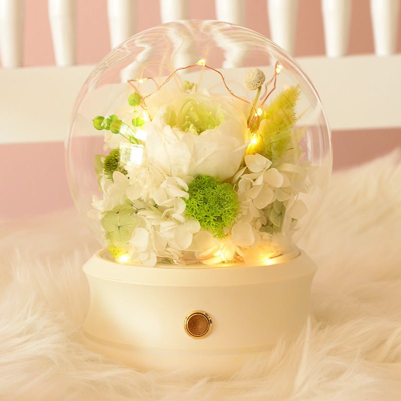 Teacher's Day Gift Simple Preserved Fresh Flower Bluetooth Speaker | Luxury Home Accessories | Heulog Glow