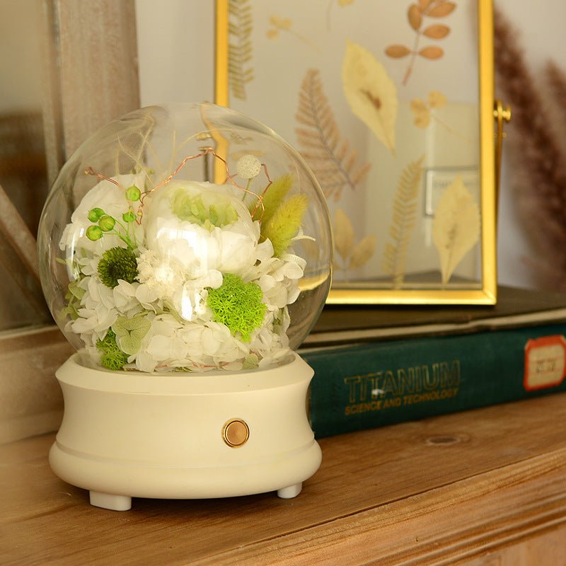 Teacher's Day Gift Simple Preserved Fresh Flower Bluetooth Speaker | Luxury Home Accessories | Heulog Glow