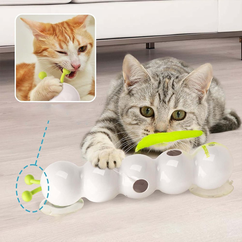 Teasing Cat Toy Automatic Pes Toy With Tail Motion Activated Kitten Toy Rechargeable Smart Interactive Cat Toy Pet Products | Luxury Home Accessories | Heulog Glow