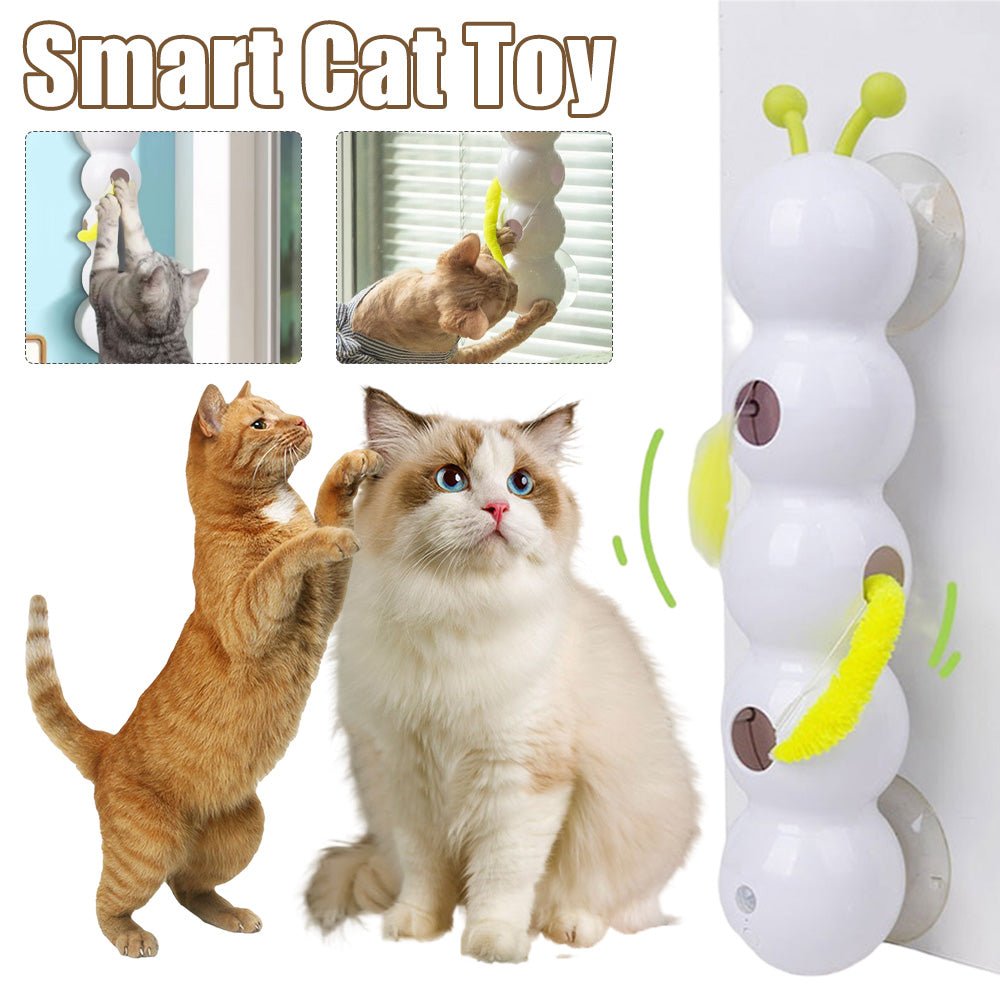 Teasing Cat Toy Automatic Pes Toy With Tail Motion Activated Kitten Toy Rechargeable Smart Interactive Cat Toy Pet Products | Luxury Home Accessories | Heulog Glow