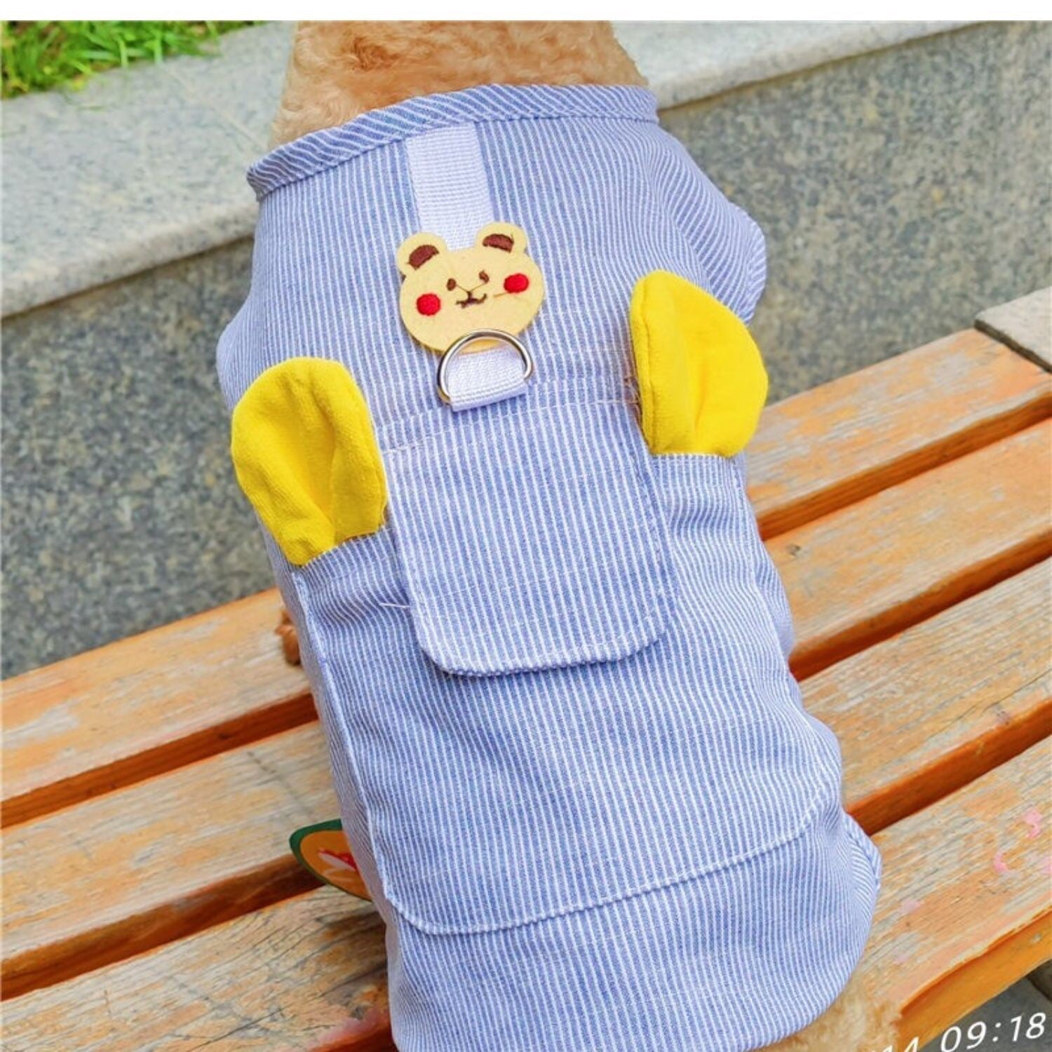 Teddy Cat Bichon Pomeranian Small Dog Chest Back Traction Rope Buckle Vest | Luxury Home Accessories | Heulog Glow