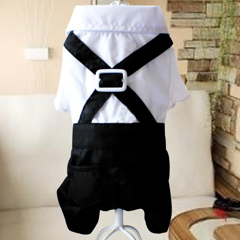 Teddy Dog British Bow Tie Suit Bib | Luxury Home Accessories | Heulog Glow