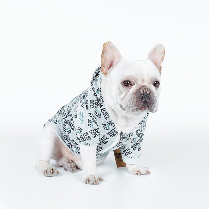 Teddy Dog Pattern Print Pet Clothes | Luxury Home Accessories | Heulog Glow