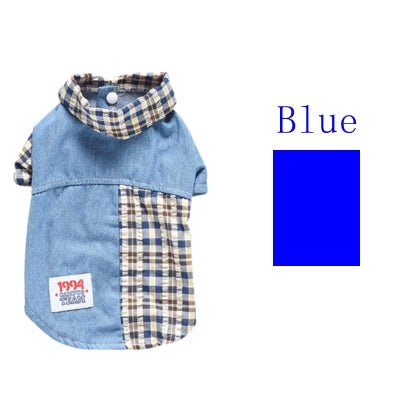 Teddy Dog Summer Plaid Stitching Shirt | Luxury Home Accessories | Heulog Glow
